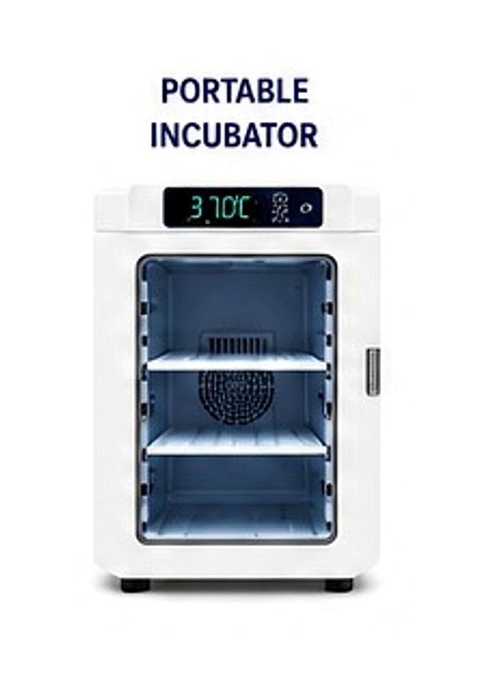 Temporary portable incubator visual