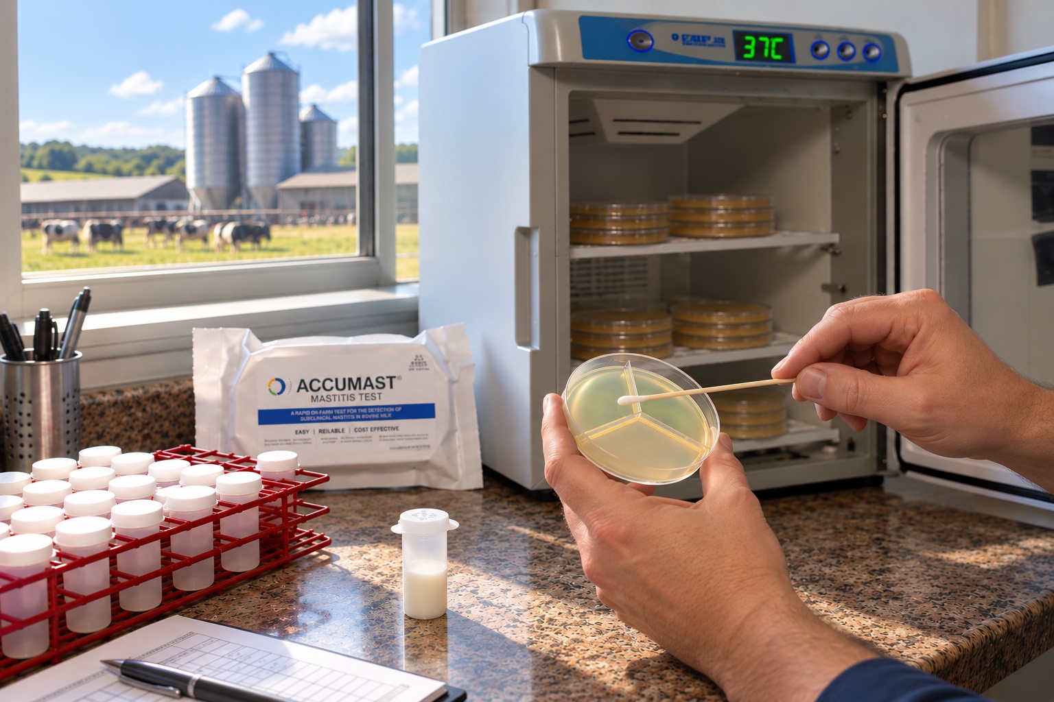 On-farm screening and culture work