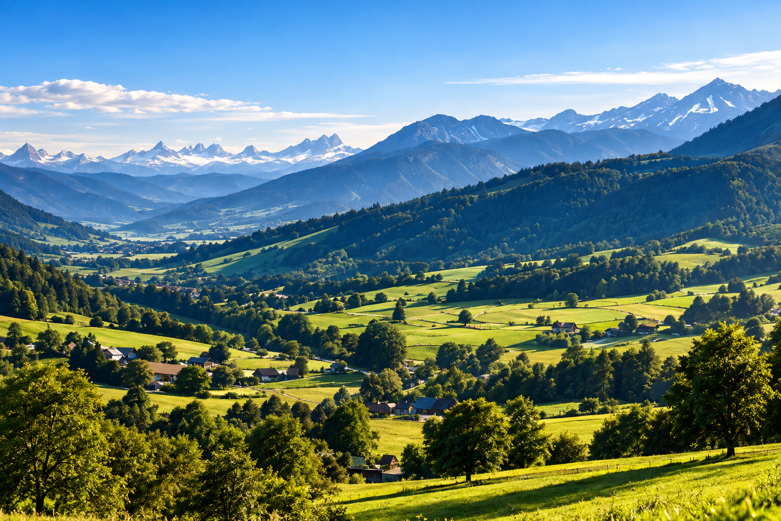 Dairy farm landscape illustrating a practical approach for farms using conventional milking systems